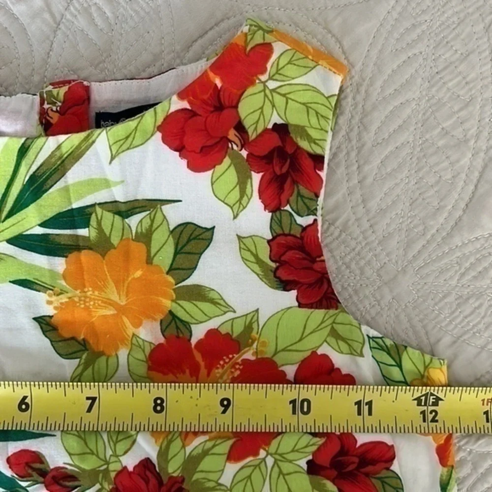Gap Dress 5T Floral Sleeveless Uneven Hem